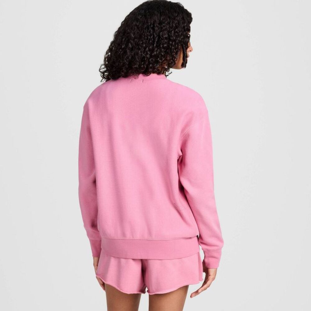 Champion Women's Fleece Pullover Sweatshirt - Pink S - Picture 2 of 4